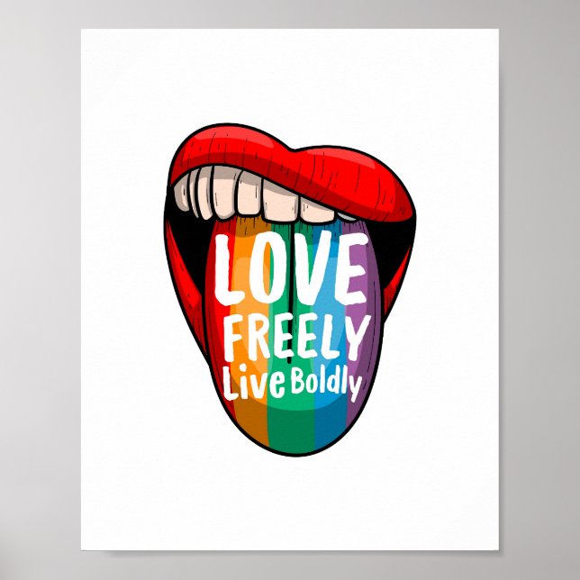 Pride Month Regnbågsaffisch – Jämlikhet & Kärlek S Poster (Framsidan)