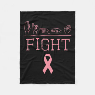 Pride mot bröstcancermedvetande Band Gif Fleecefilt
