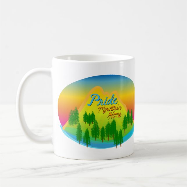 Pride Mountain Home Pacific Northwest Mugg (Vänster)