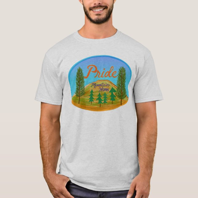 Pride Mountain Home Pacific Northwest t-shirt (Framsida)