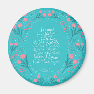 Pride och fördom för kricka & Jane Austen för Magnet