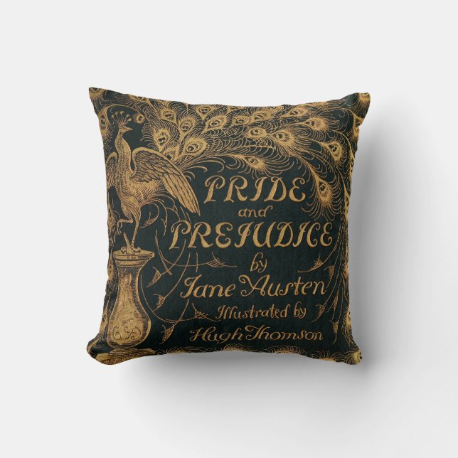 Pride och fördom Jane Austen (1894) Kudde (Framsida)