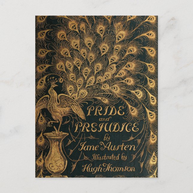 Pride och fördom Jane Austen (1894) Vykort (Framsida)