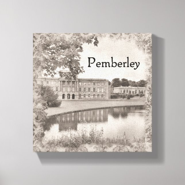 Pride och fördomar #2 Original Art Wall Canvas (Framsida)