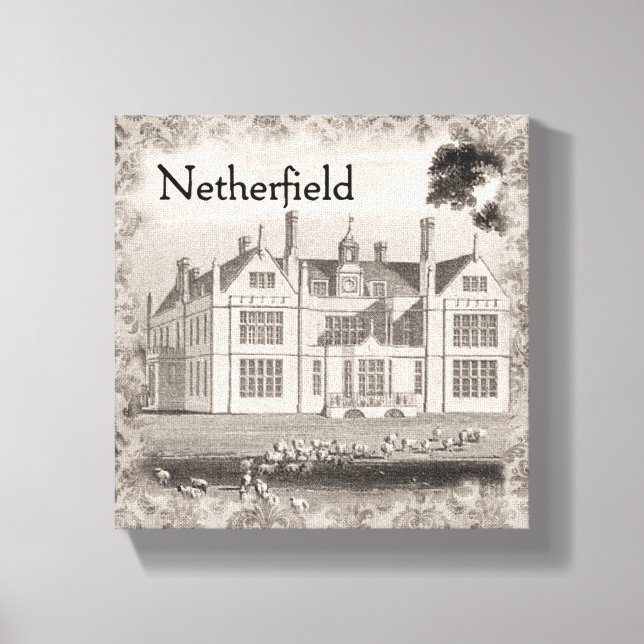 Pride och fördomar #4 Original Art Wall Canvas (Framsida)