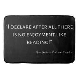 Pride och fördomar, citat III Badrumsmatta