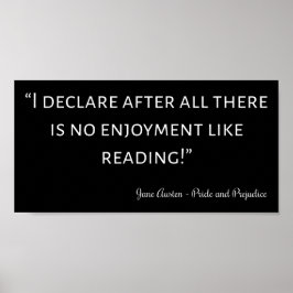 Pride och fördomar, citat III Poster