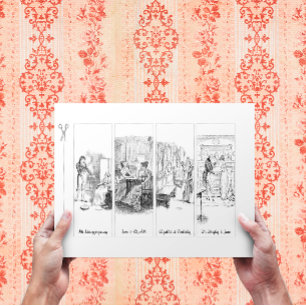 Pride och fördomar Jane Austen Papper bokmärke