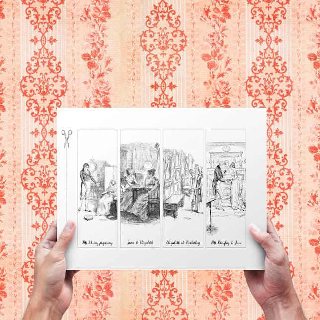 Pride och fördomar Jane Austen Papper bokmärke (Skapare uppladdad)