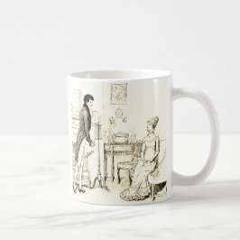 Pride och fördomar mot Darcy Kärlek-bekännelsen Kaffemugg