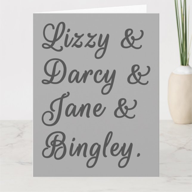 Pride och fördomar mot Par I Kort (Framsida)