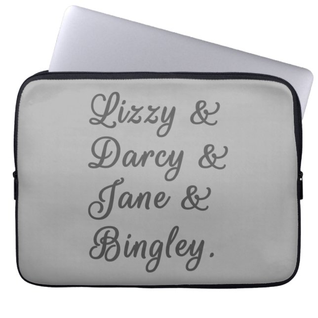 Pride och fördomar mot Par I Laptop Fodral (Framsidan)