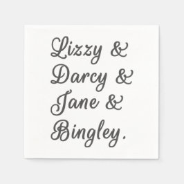 Pride och fördomar mot Par I Pappersservett