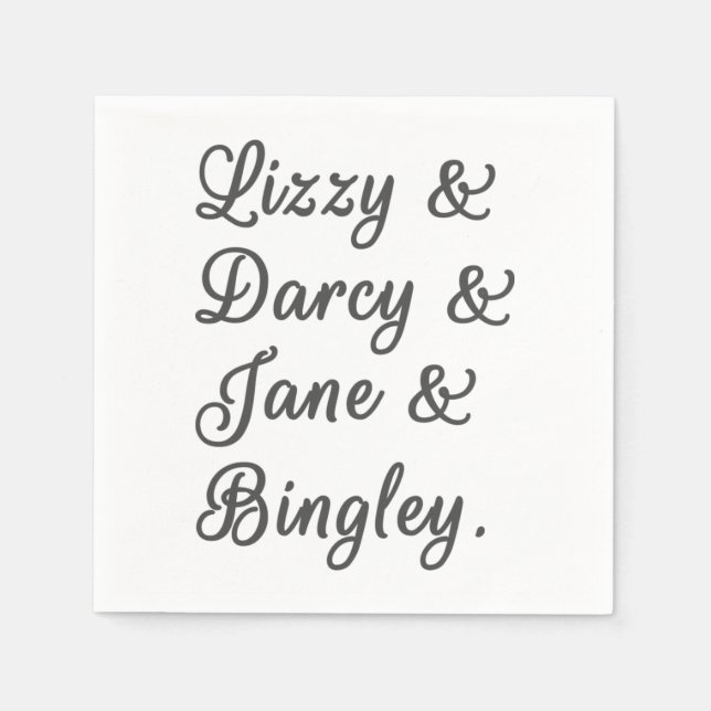 Pride och fördomar mot Par I Pappersservett (Framsidan)