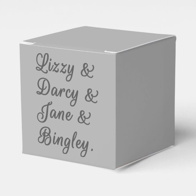 Pride och fördomar mot Par I Presentaskar (Framsidan Sidan)