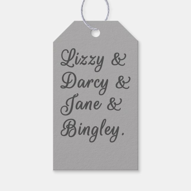 Pride och fördomar mot Par I Presentetikett (Framsidan)