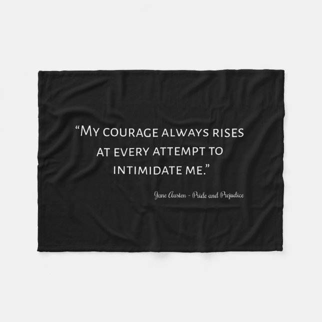 Pride och fördomar, offert I Fleecefilt (Framsidan (Horisontell))