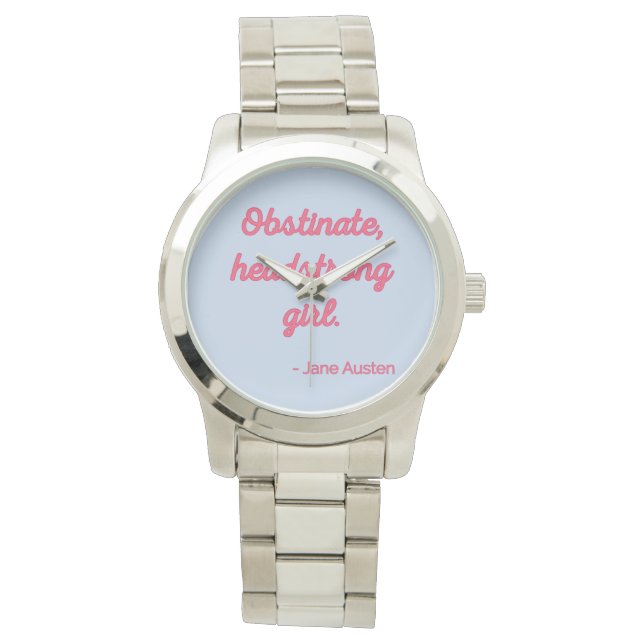 Pride och fördomar - Offert II - Cute Stil Armbandsur (Framsida)
