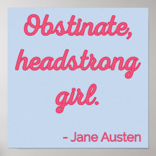 Pride och fördomar - Offert II - Cute Stil Poster