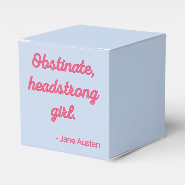 Pride och fördomar - Offert II - Cute Stil Presentaskar (Framsidan Sidan)