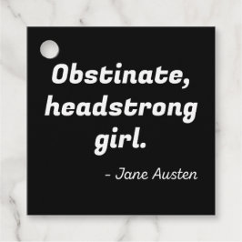 Pride och fördomar, offert II Gåvor Etiketter