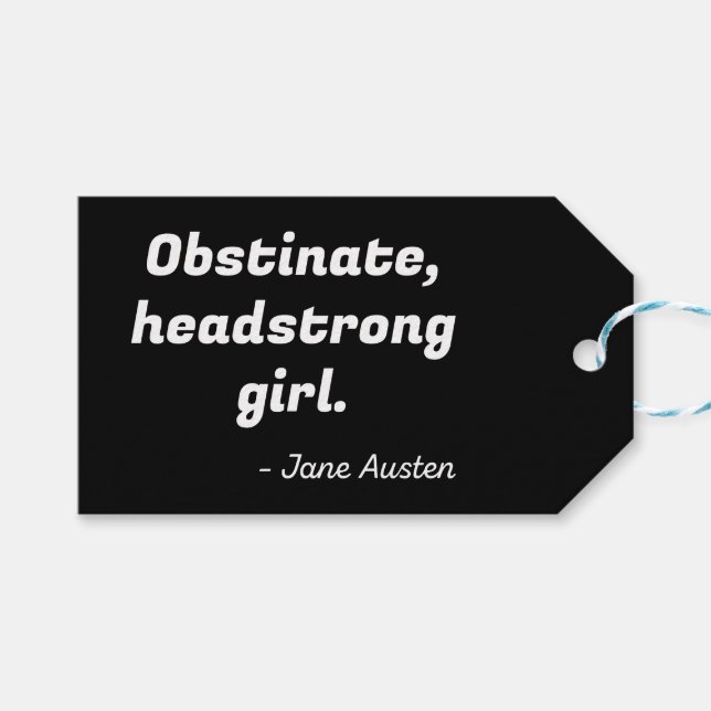 Pride och fördomar, offert II Presentetikett (Framsidan (Horisontell))