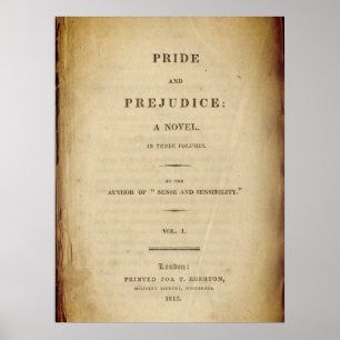 Pride och fördomar Poster