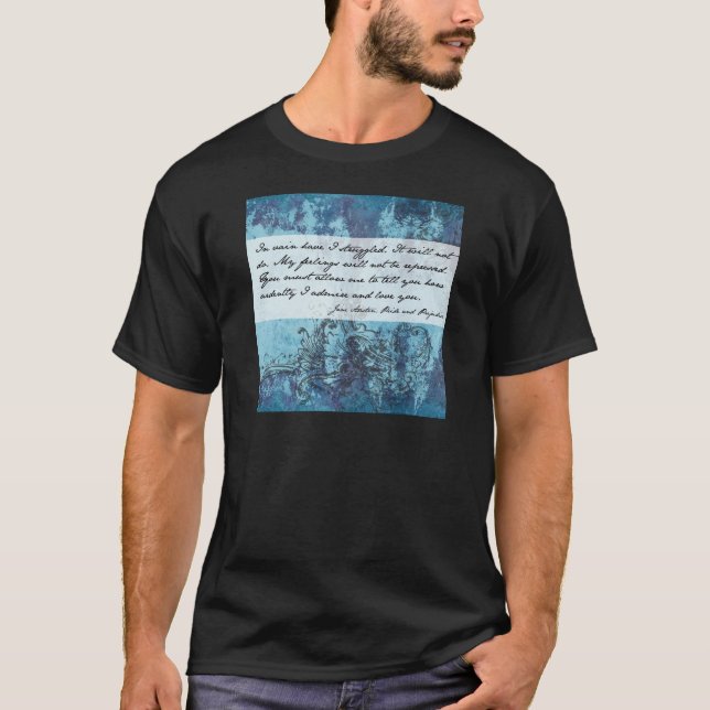 Pride- och fördomcitationstecken tee (Framsida)