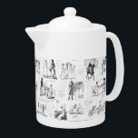 Pride- och fördomsfria svartvita citattecken<br><div class="desc">Illustrationer från 1894 års upplaga av Pride och fördomsfullt av Jane Austen med minnesvärda citat i svartvit och svart stil,  för älskarna i bok,  Darcy och ReEmergency era romantik.</div>