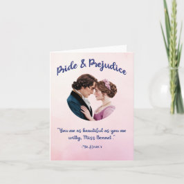 Pride- och fördomsfria tomt anteckningskort