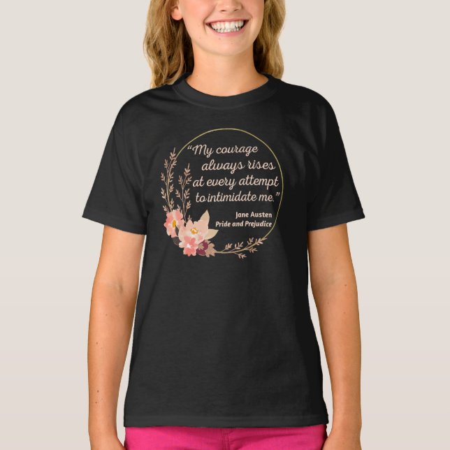 Pride och fördomsrätt, citat I - Cute Stil T Shirt (Framsida)