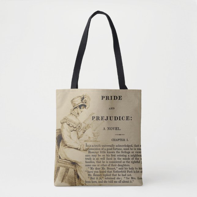 Pride- och fördomtoto tygkasse (Framsida)