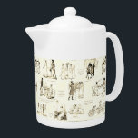 Pride och förfång för Beige Brown-citattecken<br><div class="desc">Illustrationer från 1894 års upplaga av Pride och fördomsfullt av Jane Austen med minnesvärda citat i svartvit och svart stil,  för älskarna i bok,  Darcy och ReEmergency era romantik.</div>