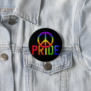 Pride och fred knapp