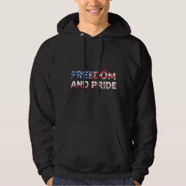 Pride och frihet hoodie