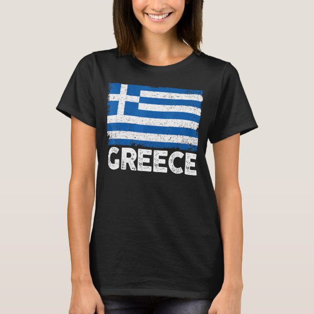 Pride och kulturarv: Greklands patriotiska rötter T Shirt (Framsida)