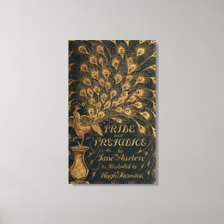 Pride och Prejudice Jane Austen (1894) Canvastryck
