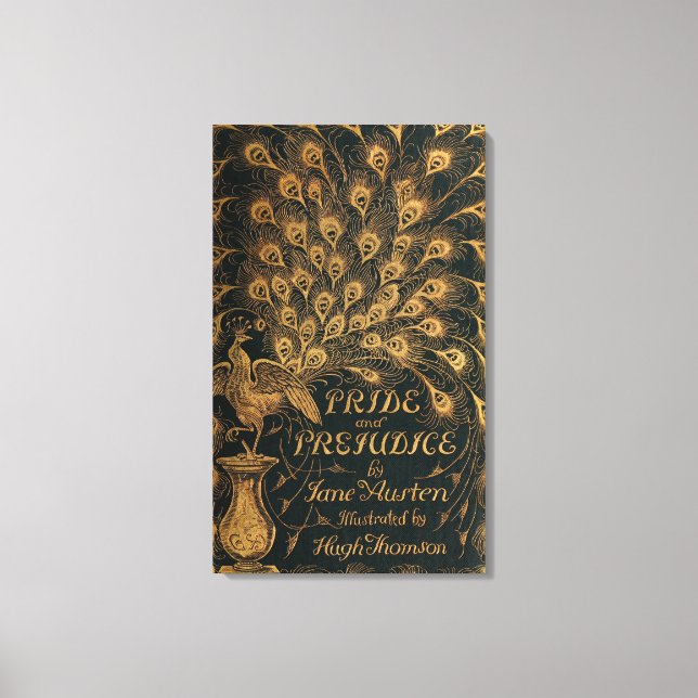 Pride och Prejudice Jane Austen (1894) Canvastryck (Framsida)