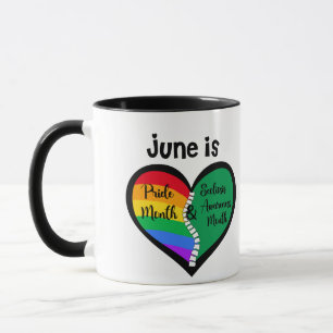 Pride och skolios Mugg är inte rakt