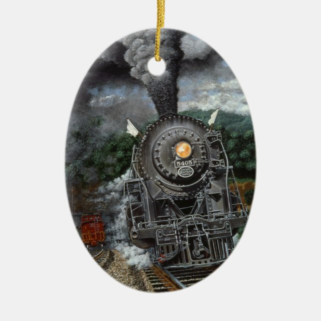 "Pride of the Central" by Tom Rock Oval Ornament (Framsidan)