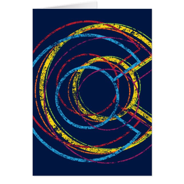 pride oskärpa hälsningskort (Framsidan)