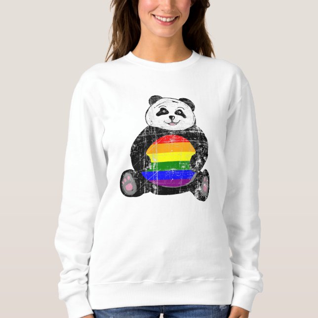 Pride Panda T Shirt (Framsida)