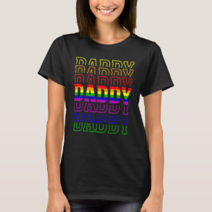 Pride pappa Proud Gay Lesbisk Lgbt Pappor Pappa T Shirt