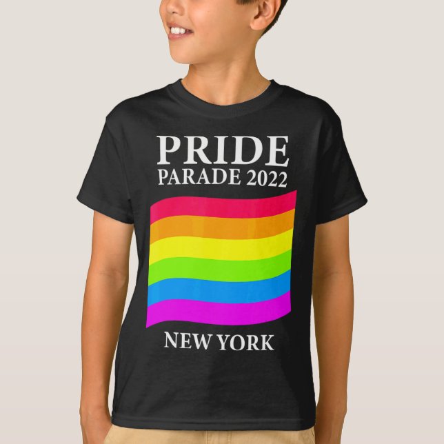 Pride Parade 2022 New York City _1  T Shirt (Framsida)