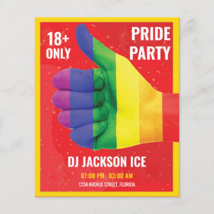 Pride Party Flygblad