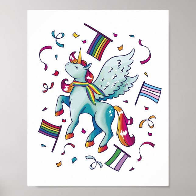 Pride Pegasus Poster (Framsidan)