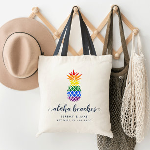Pride Pineapple Bröllop VälkomstTote Tygkasse