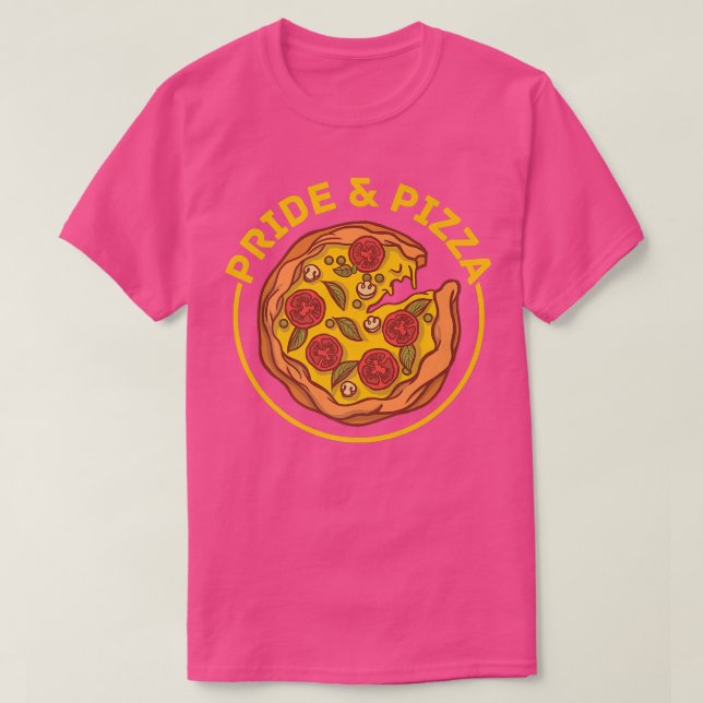 Pride & Pizza Lgbt Gay pride Rainbow Flagga Lgbtq  T Shirt (Design framsida)