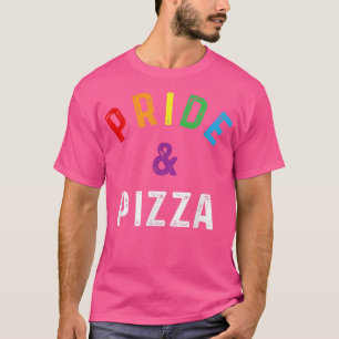 Pride & Pizza Lgbt Lgbtq Gay pride Rainbow Flagga  T Shirt