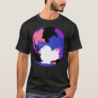 Pride Planets - Pluto - Genderfluid Pride T Shirt